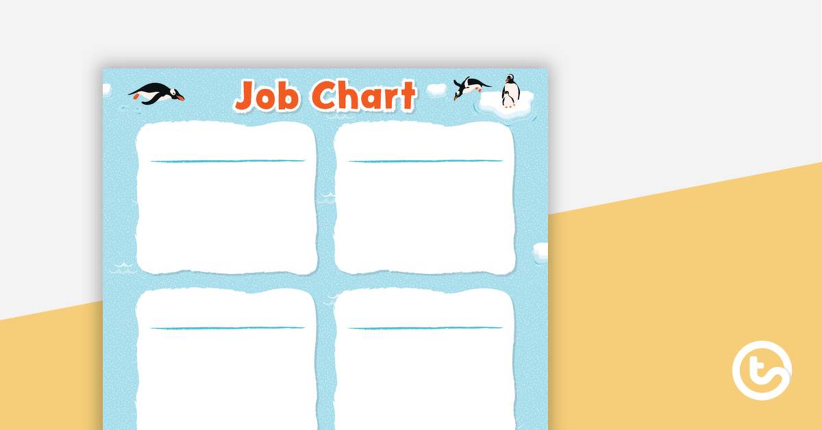 Preview image for Penguins – Job Chart - teaching resource