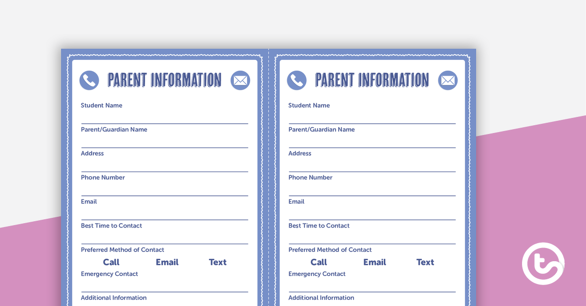 Preview image for Parent Information Sheet - teaching resource