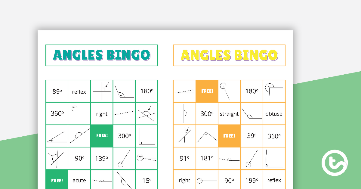Preview image for Angles Bingo - teaching resource