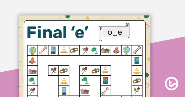 最终的“E”棋盘游戏预览图像 -  O_E  - 教学资源