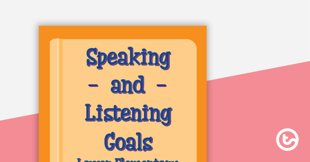 目标标签预览图像 - 讲话和听力（较低的基础） - 教学资源