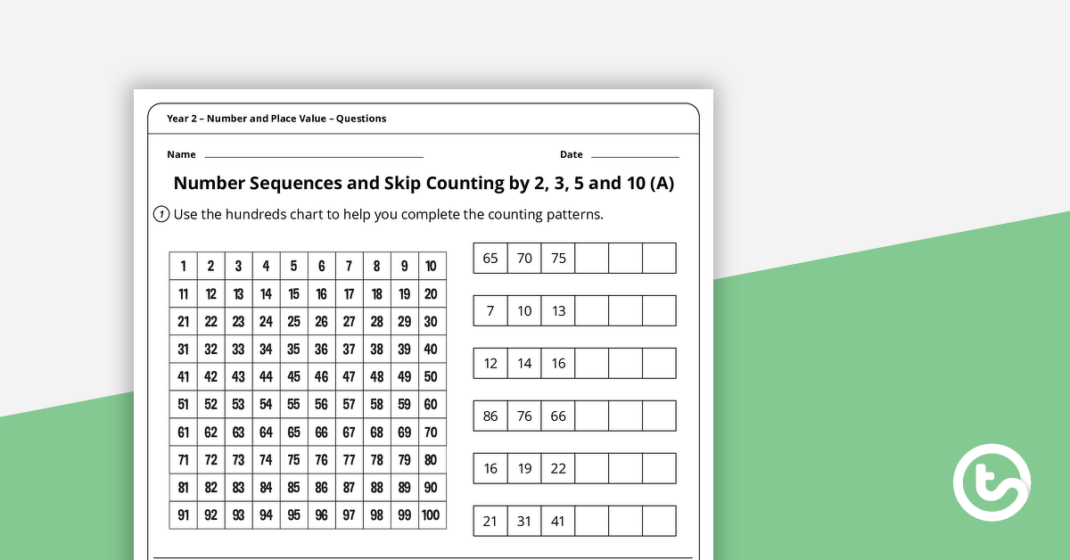 Preview image for Number and Place Value Worksheets - Year 2 - teaching resource