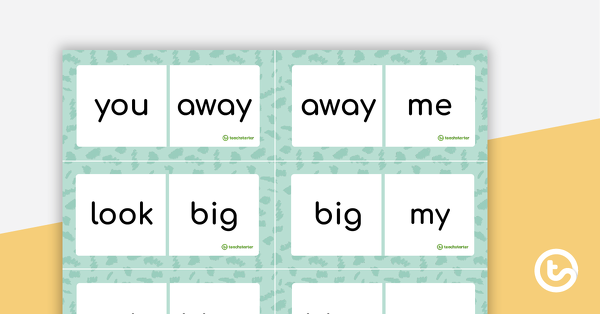 Preview image for Sight Word Dominoes - Dolch Pre-Primer - teaching resource