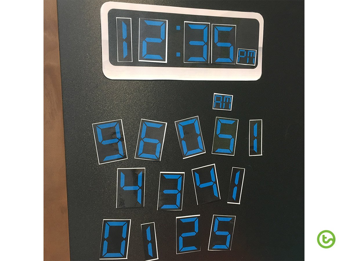 Time Resources and Activities - Digital Clock Template