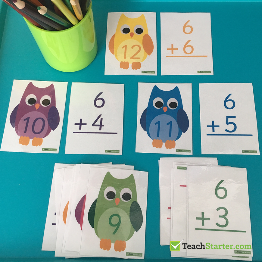 Owl Addition Cards