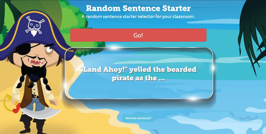 Teach Starter Sentence Starter Generator