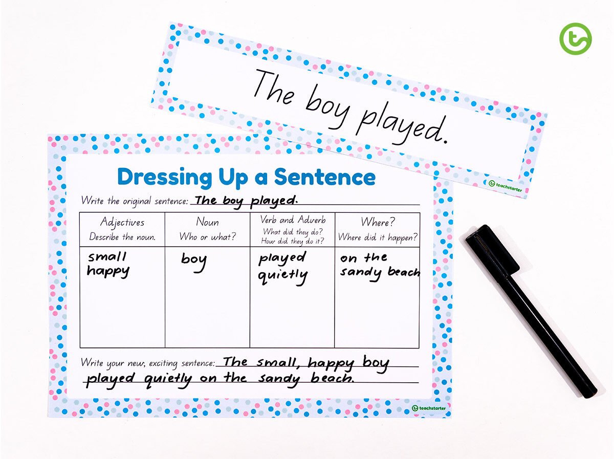 sentence construction