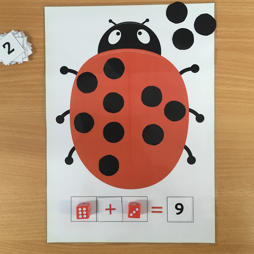 ladybug adding game for kids