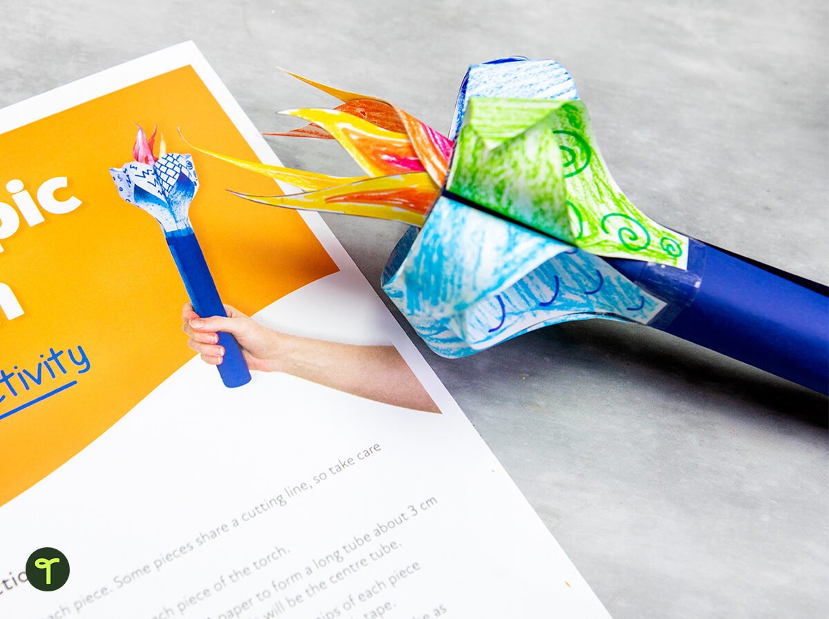 olympic torch activity for kids