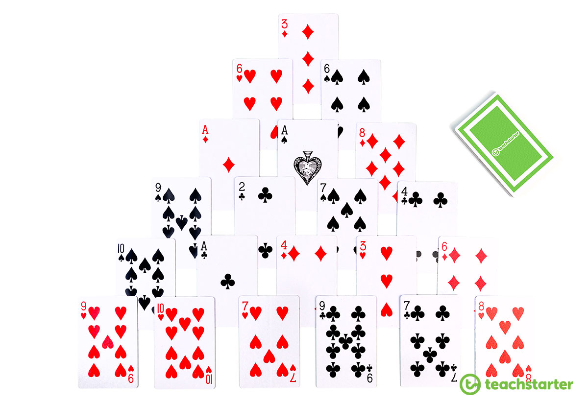 Make Ten Card Game using playing cards