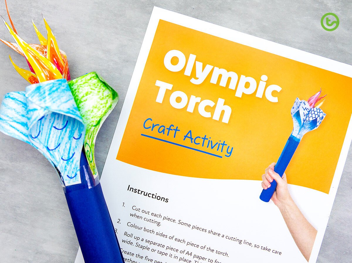 Olympic Torch Craft Activity