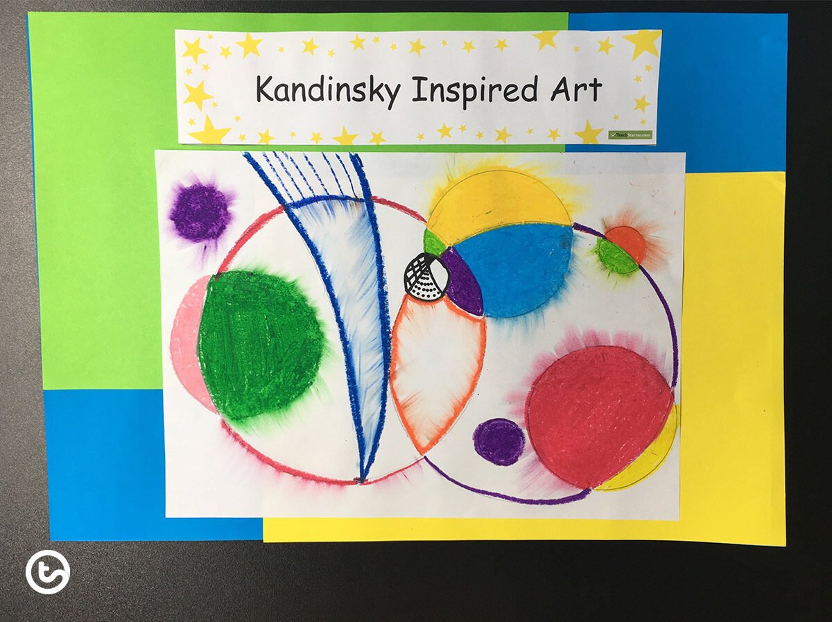Wassily Kandinsky art activity for kids
