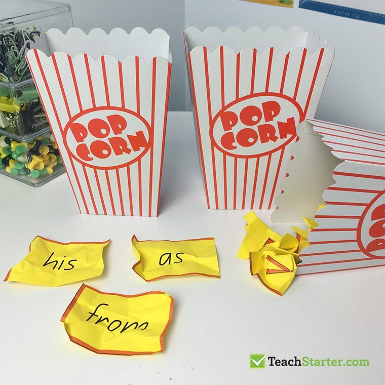 Sight Word Popcorn