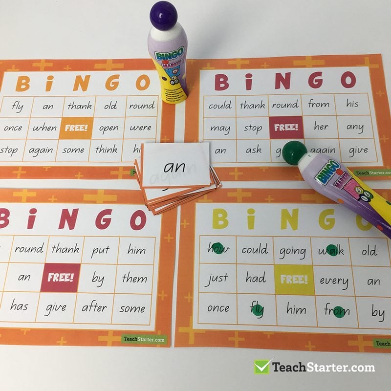 Sight Word Bingo