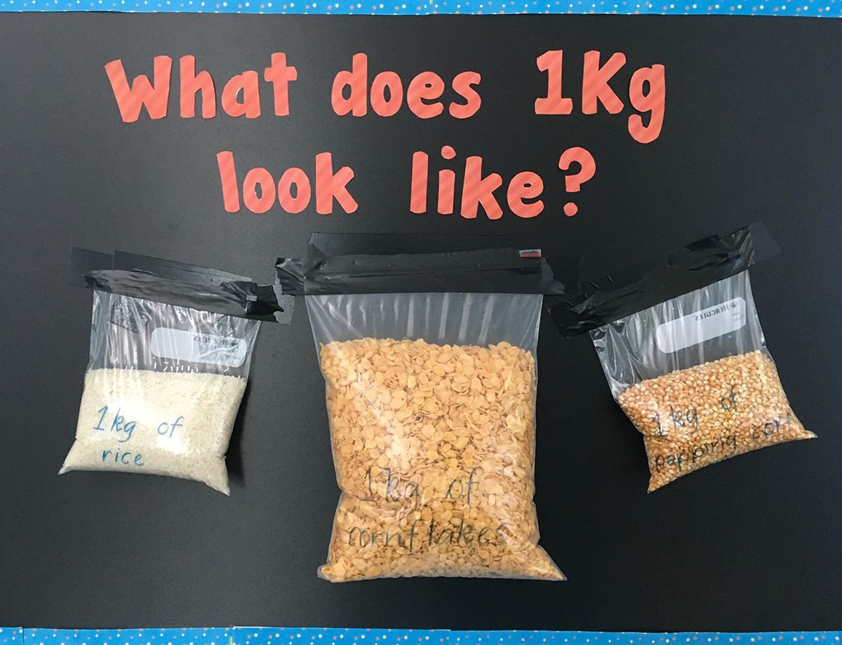 ziploc bag measurement example