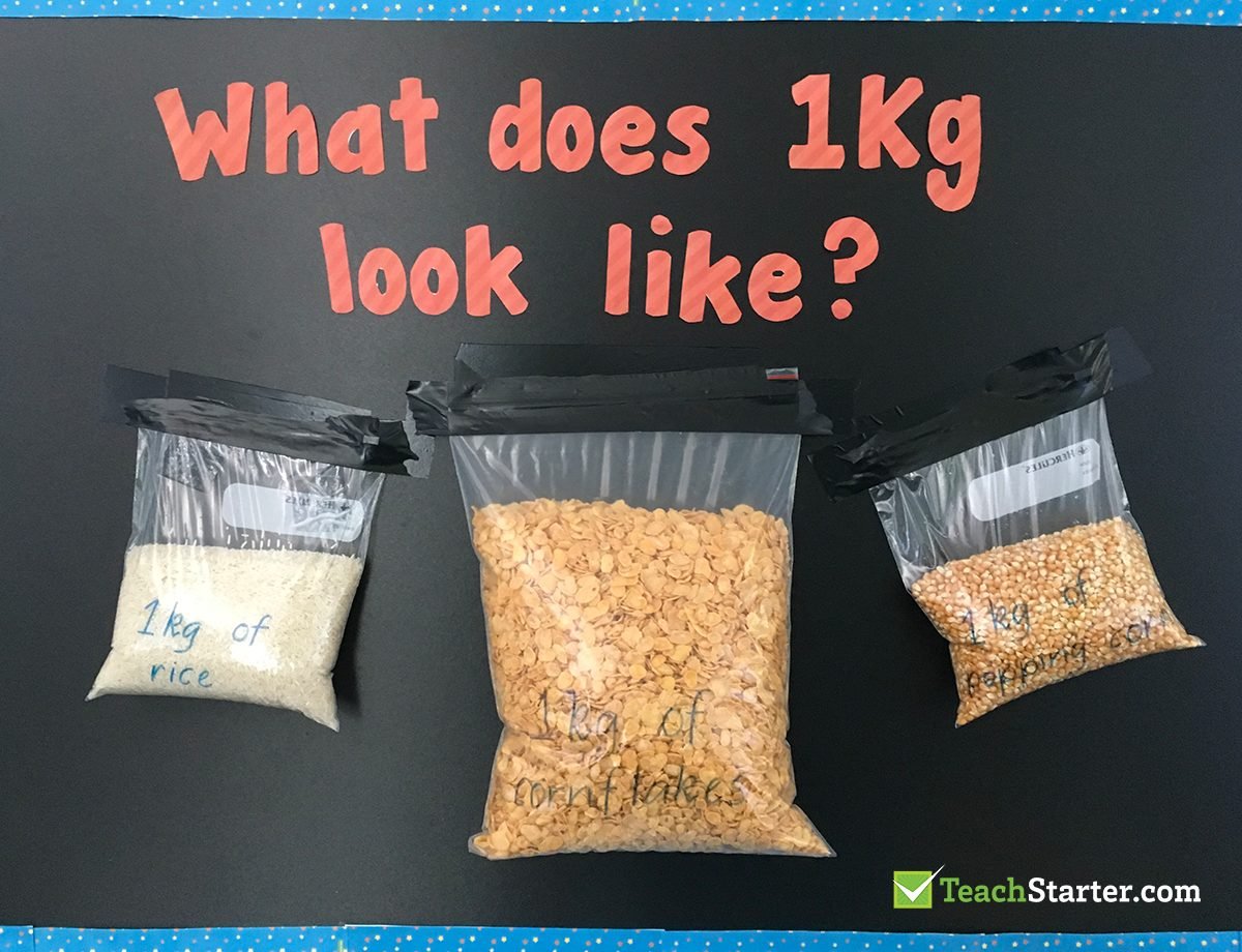 Classroom Display using Ziploc Bags