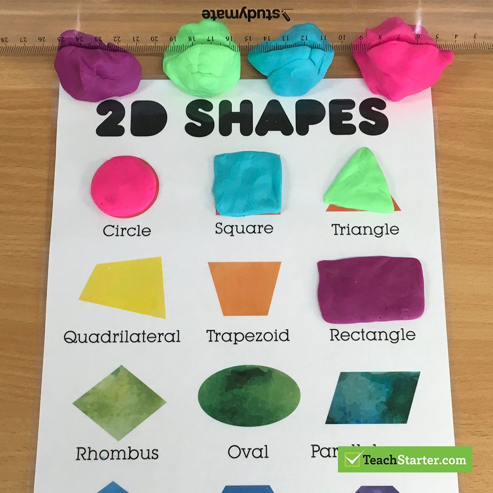 2D Shapes Poster