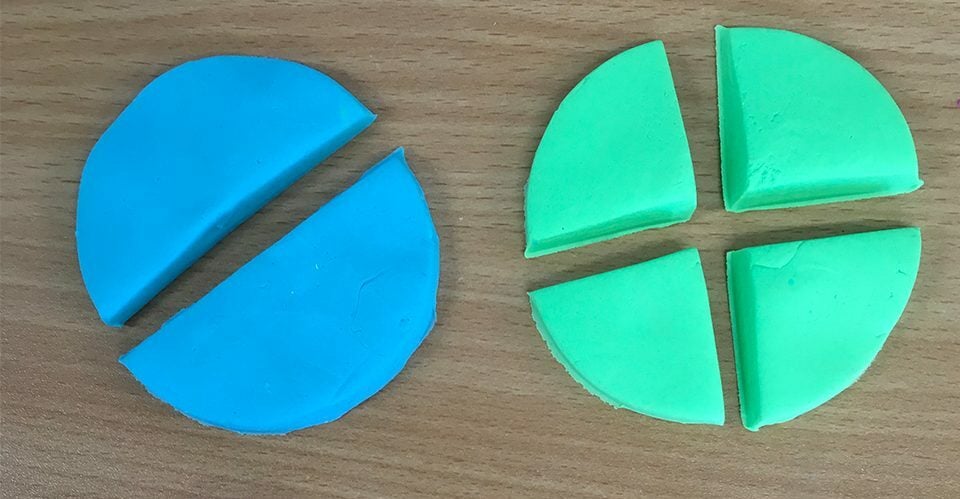 play-doh fractions