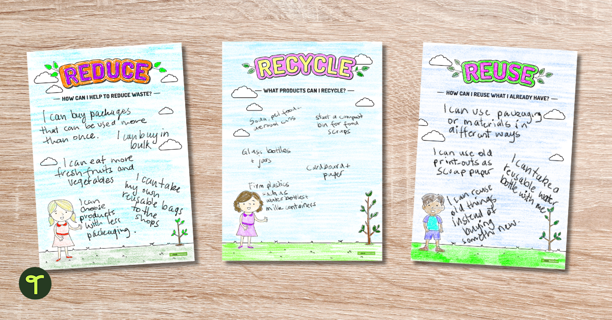 35 Simple Steps To Teach Reduce Reuse Recycle For Kids