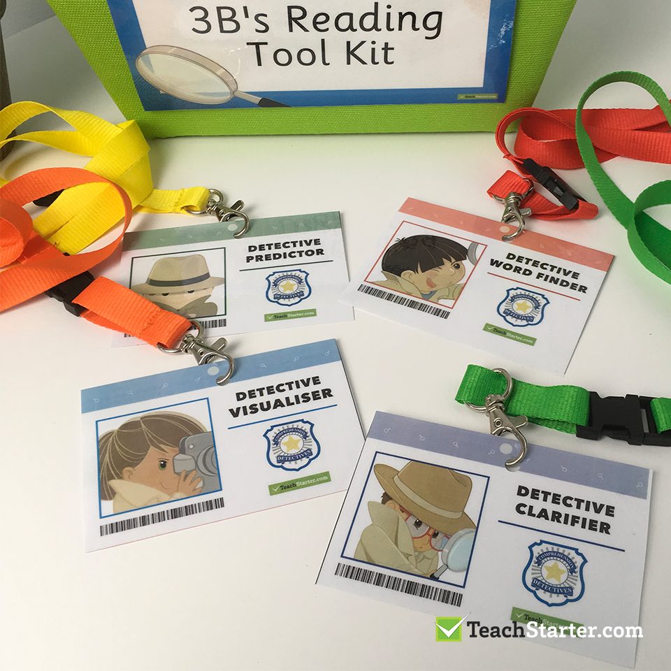Guided Reading Detective Name Tags