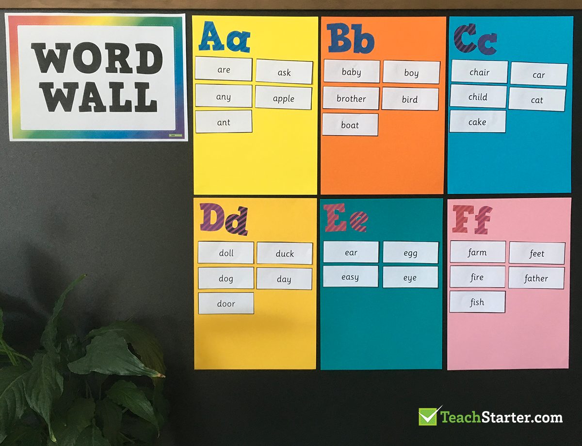 word wall ideas