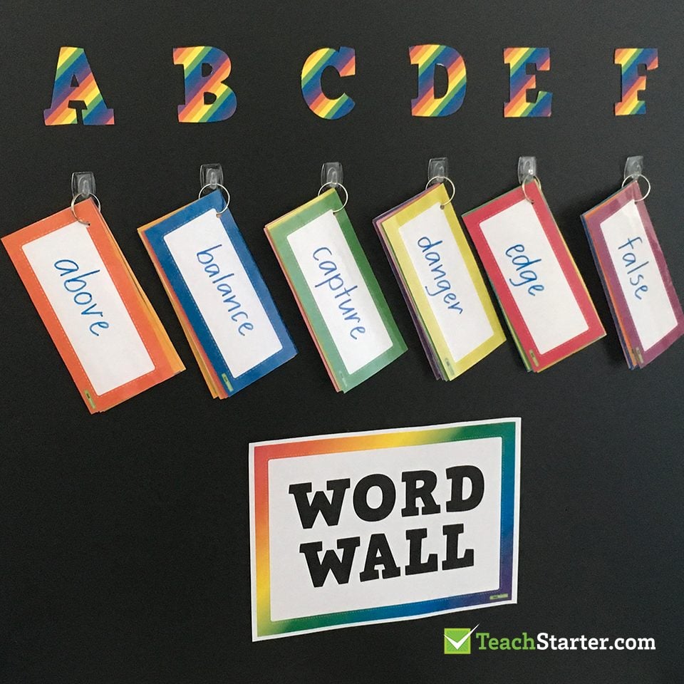 Word Wall Activities for ANY Word Wall