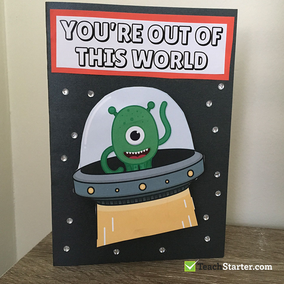 You're Out of This World Valentine's Card