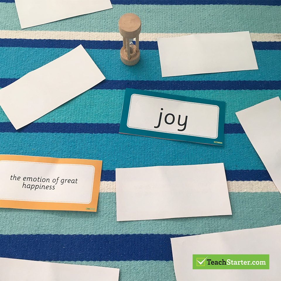 Memory Activity with Spelling Words