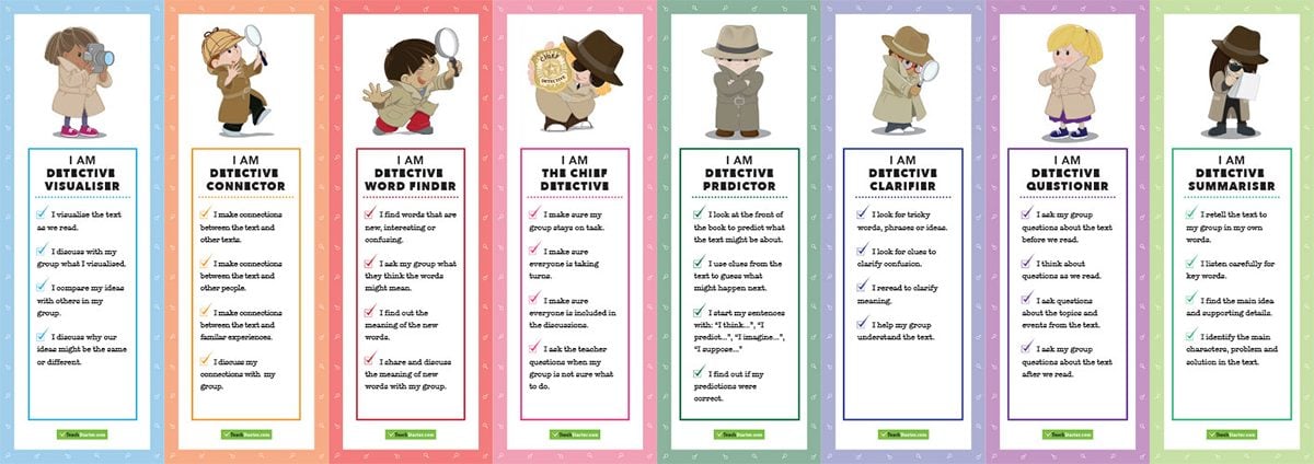 Reading Detective Bookmarks