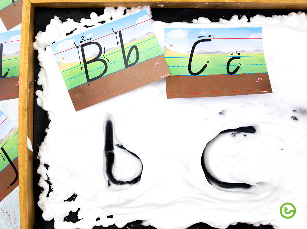 Letter formation activities for kids