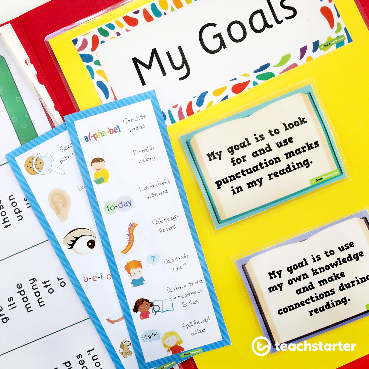Setting up a Student Guided Reading Folder