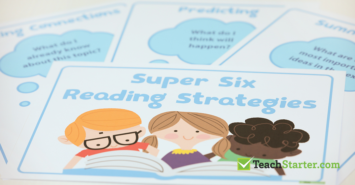 Super Six Comprehension Strategies: Definitions and Resources