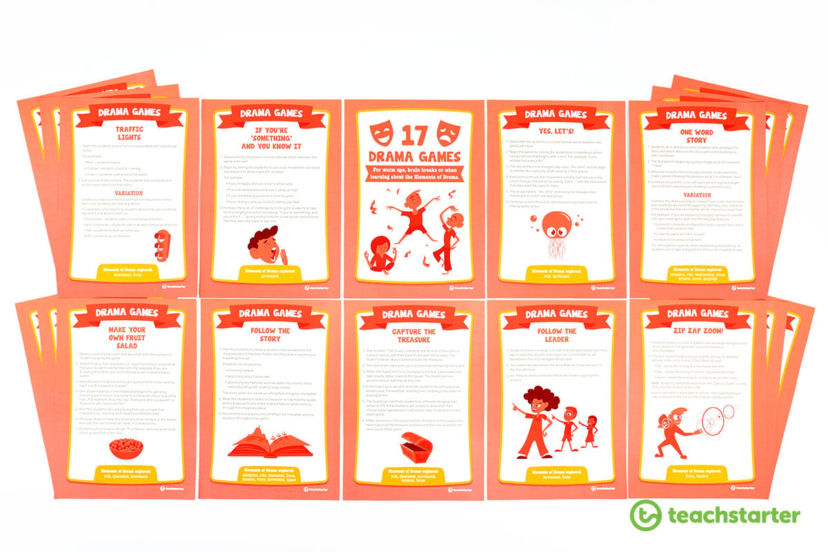 printable drama games for kids