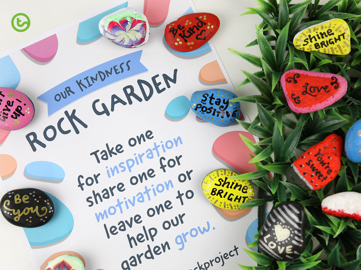 Our Kindness Rock Garden Poster | Teach Starter