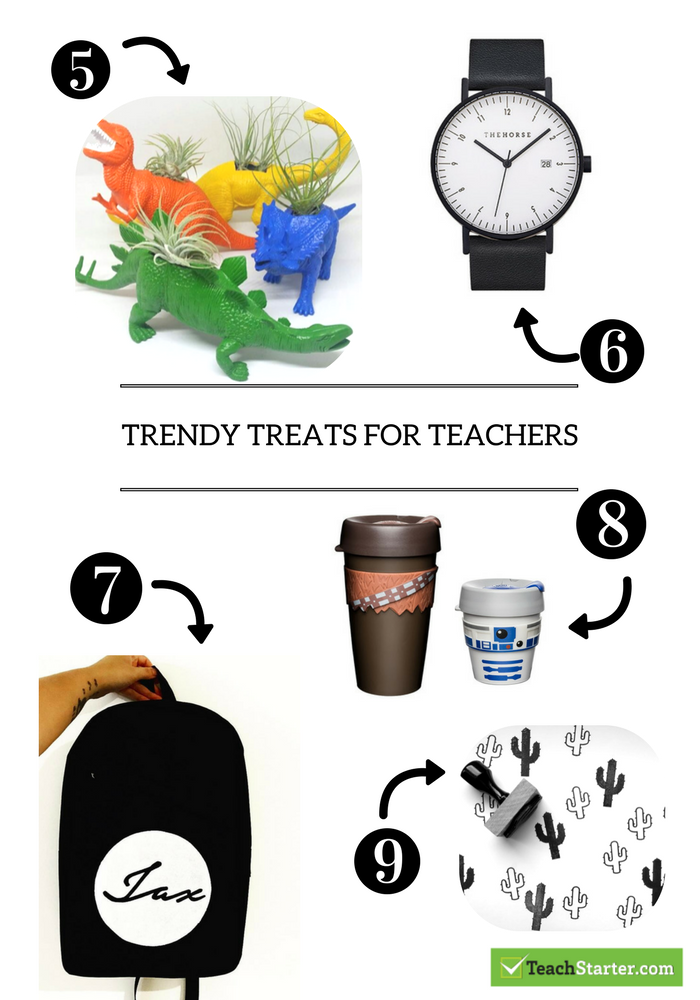 funky trendy treats or gift for teachers