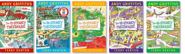 The Treehouse Series by Andy Griffiths and Terry Denton