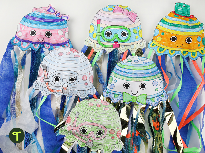 jellyfish craft template