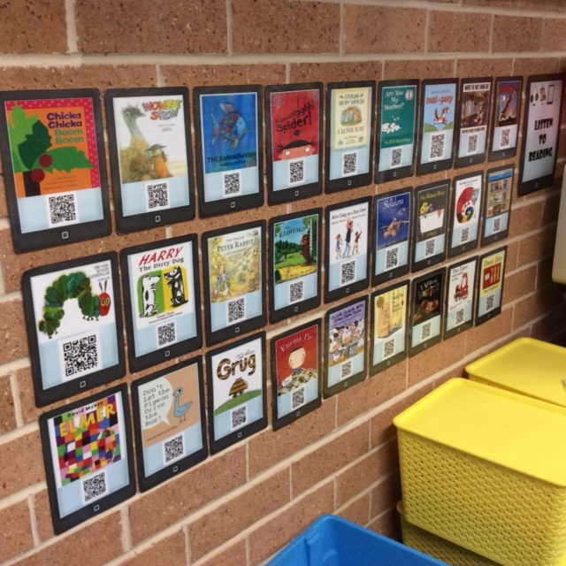 QR Code Book Classroom Display