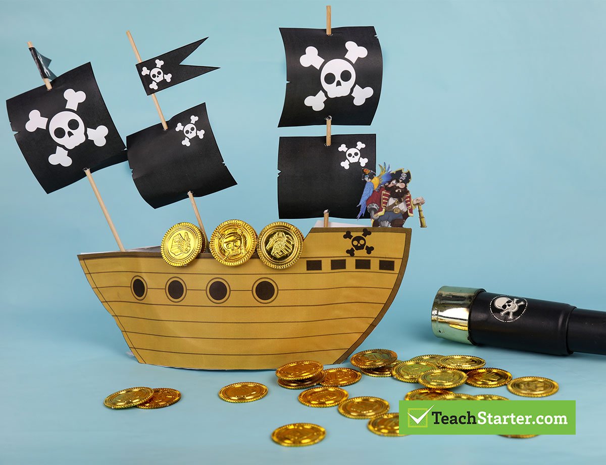 Make Your Own Pirate Ship for Talk Like a Pirate Day 2017