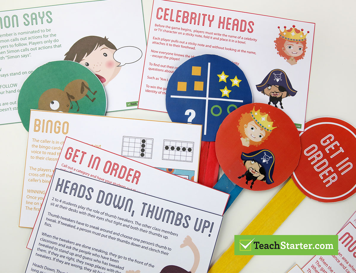 Brain Break task cards and sticks - teaching resources and ideas