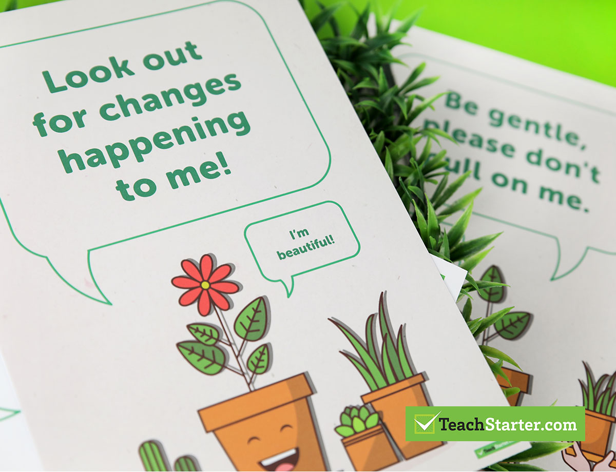 classroom garden plant posters