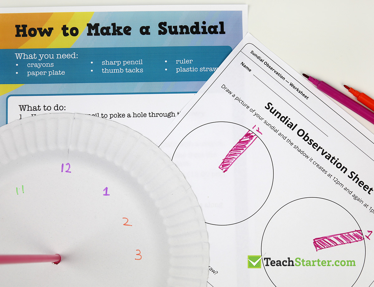 How to Make a Sundial - teaching resource