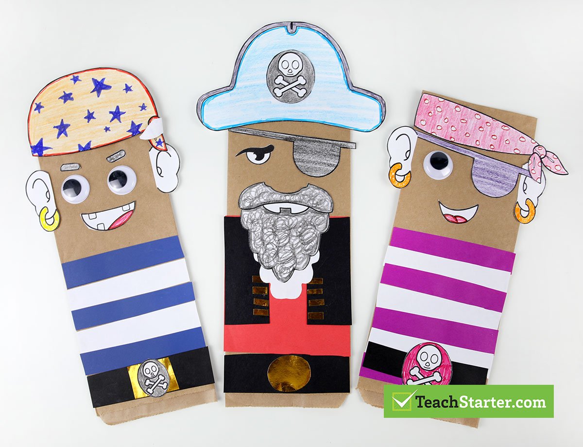 Paper bag pirate activity