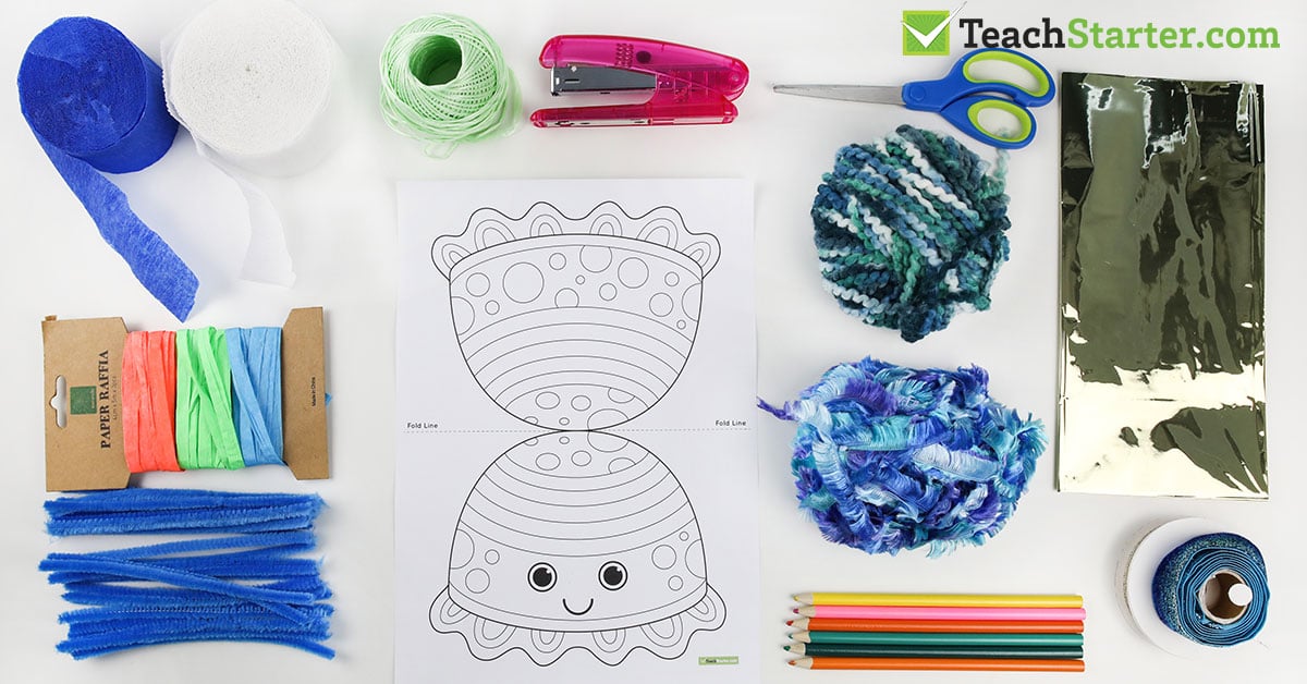 equipment needed for jellyfish craft activity