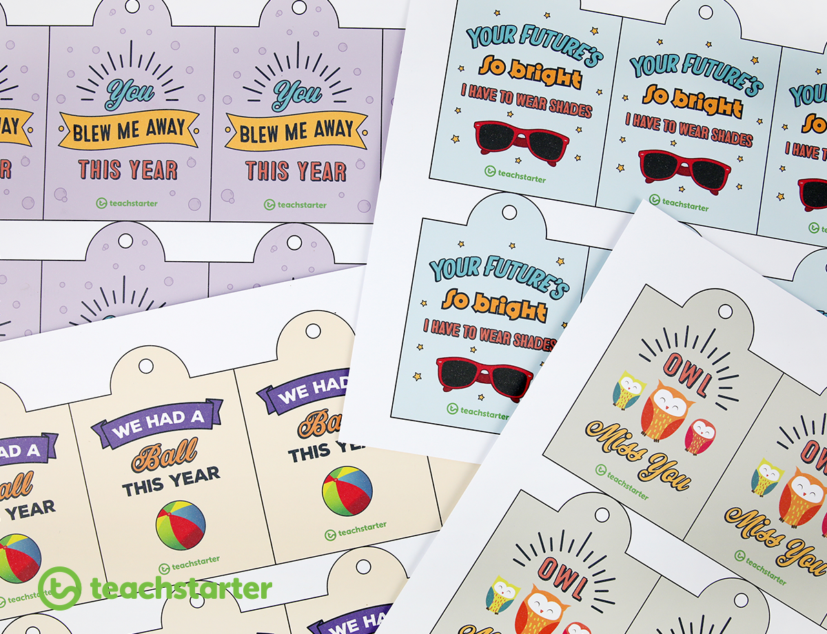 Student Gift Tags - Free Download
