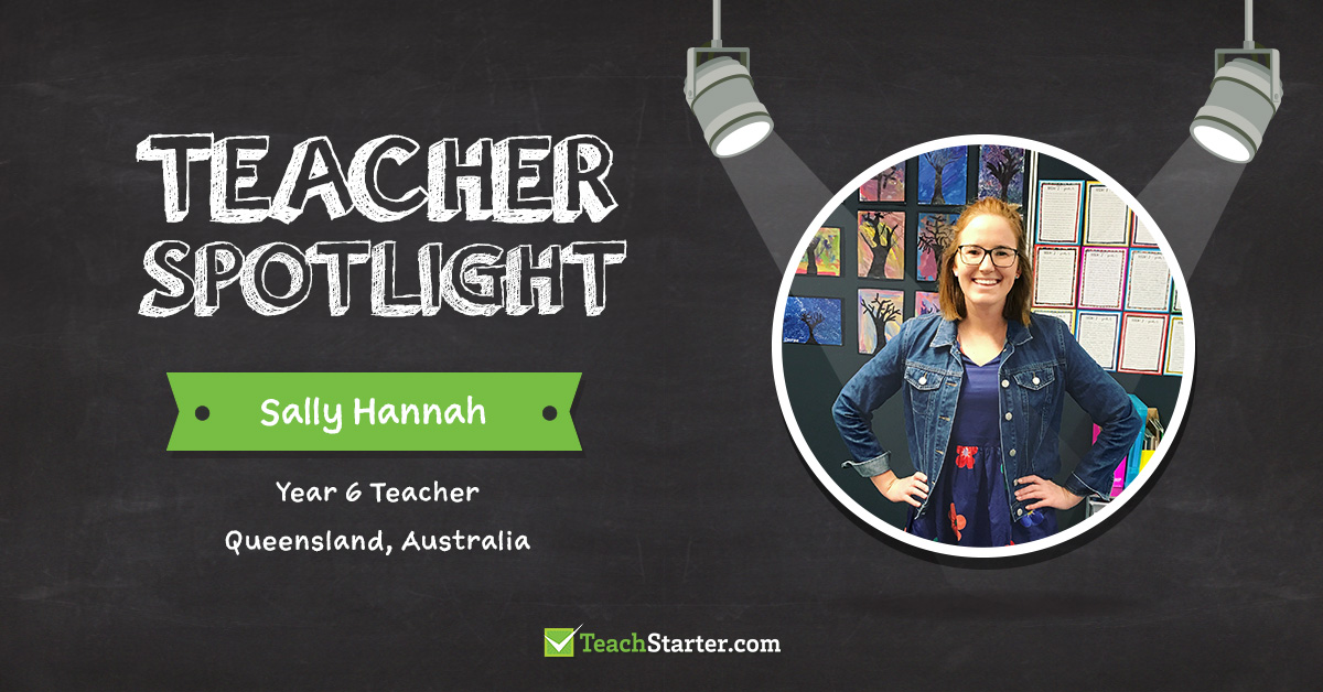 Graduate Teacher doing country service - Sally Hannah, Year 6, Queensland Australia