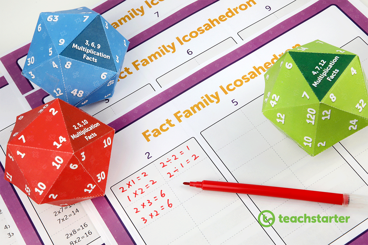 Hands On Fact Family Activities What Is A Fact Family Teach Starter