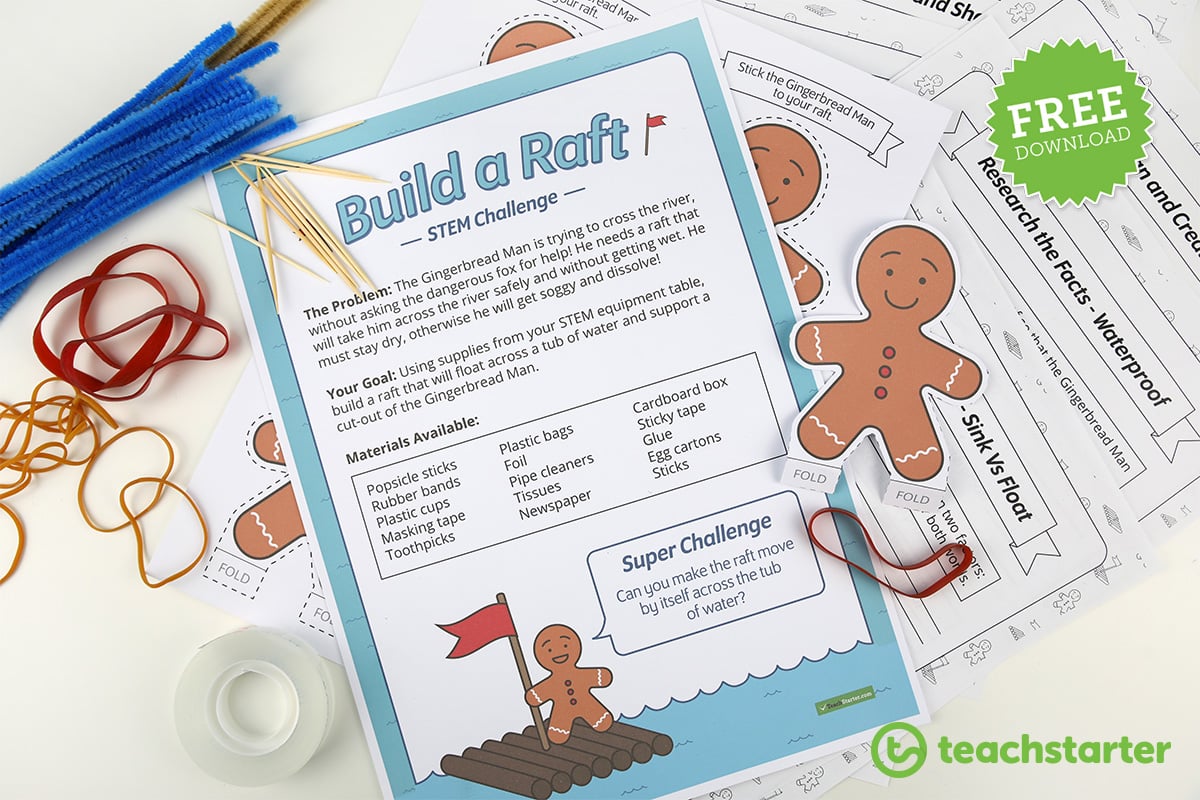 free download Build a Raft STEM activity challenge