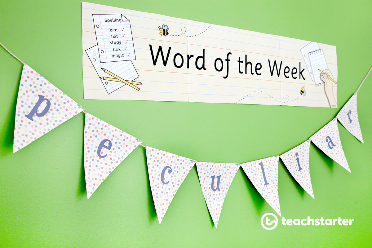 word of the week display idea