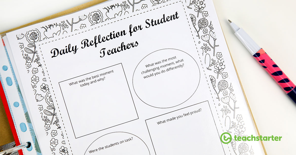 daily reflection for student teachers